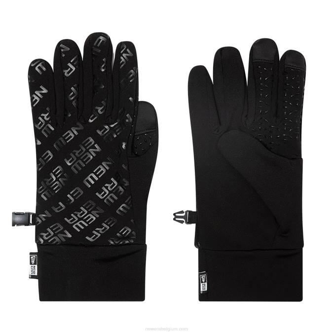 New Era logo zwarte touchscreen handschoenen BT243224