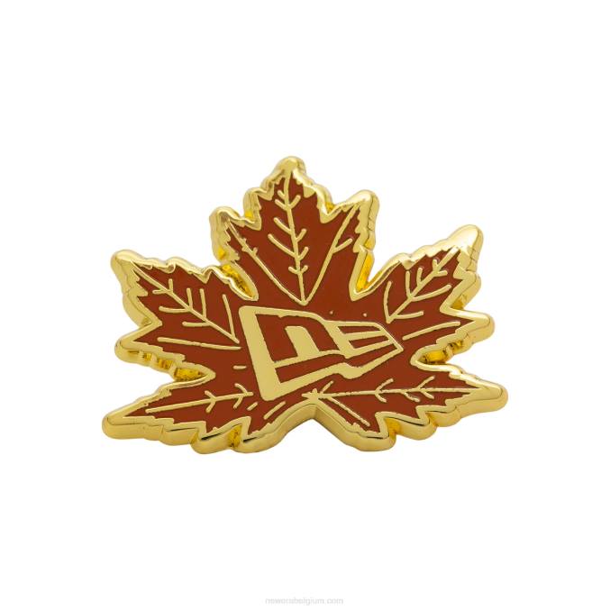 New Era esdoornblad gouden pin badge BT243215