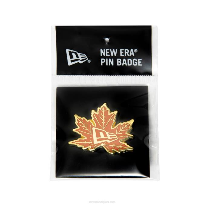 New Era esdoornblad gouden pin badge BT243215