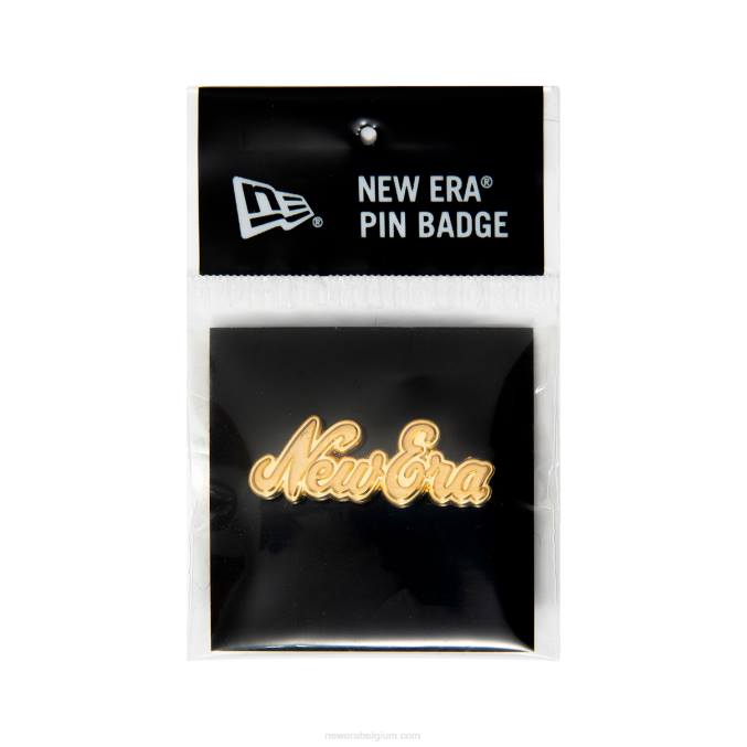 New Era script gouden pin-badge BT243216