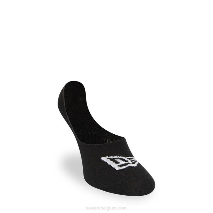 New Era flag 3 paar onzichtbare zwarte sokken BT243201