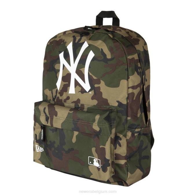 New Era New York Yankees Woodland Camo Stadium-rugzak BT243183