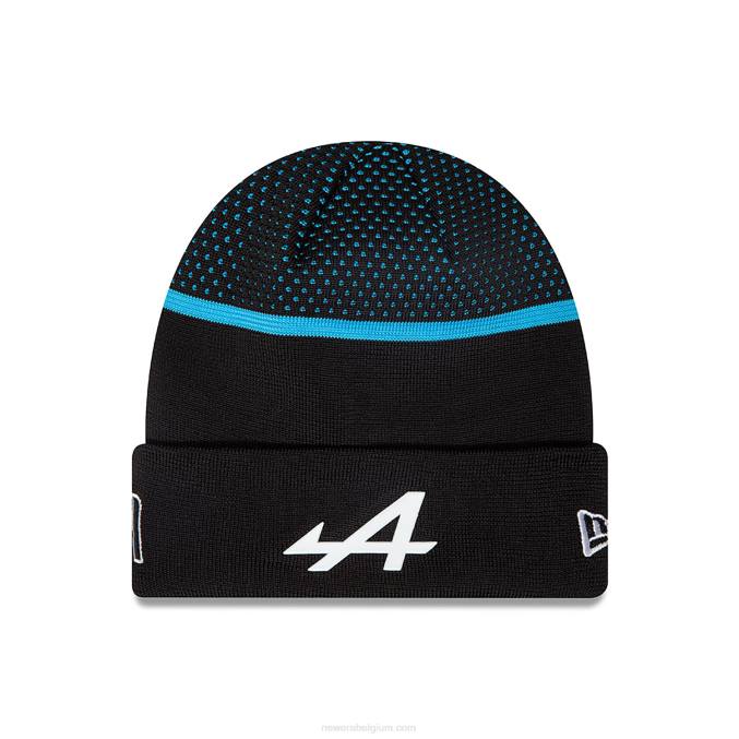 New Era Alpine manchet zwarte muts BT242338