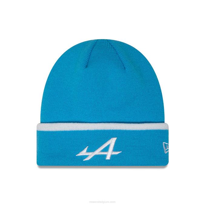 New Era Alpine streep manchet blauwe muts BT242388