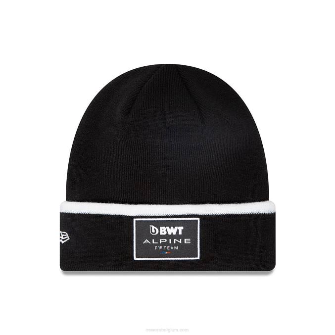 New Era Alpine streep manchet zwarte muts BT242378