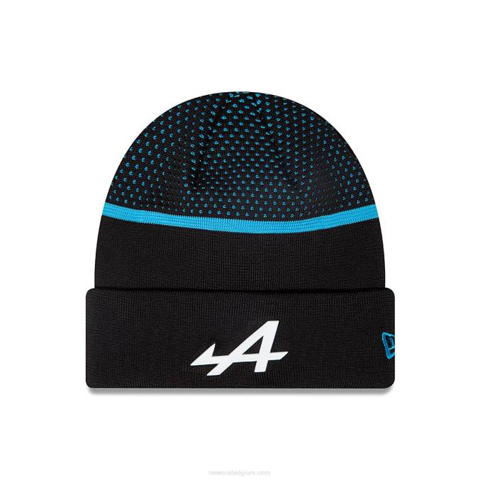 New Era Alpine team cuff zwarte muts BT242358