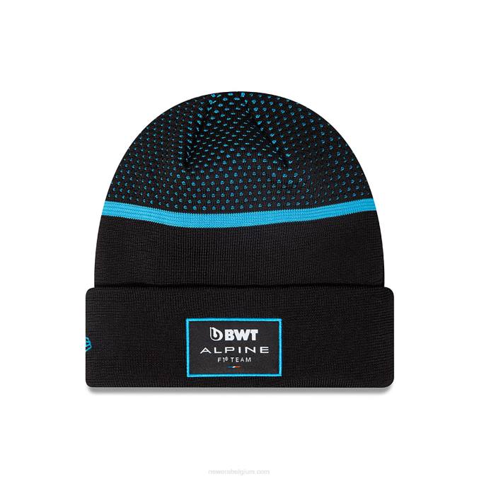 New Era Alpine team cuff zwarte muts BT242358