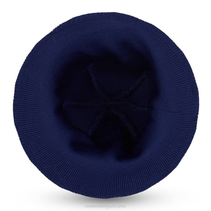 New Era Frankrijk rugby beanie hoed met blauwe manchetten BT242558