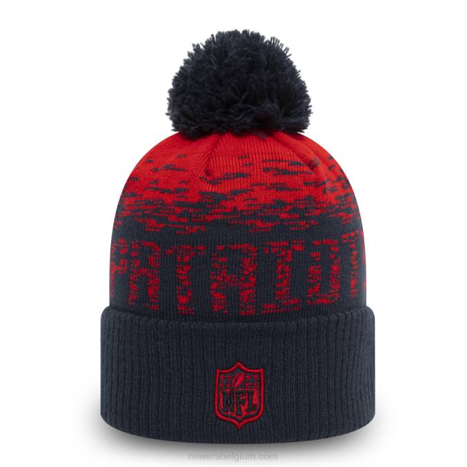 New Era New England patriotten marine ombre sport beanie muts BT242407