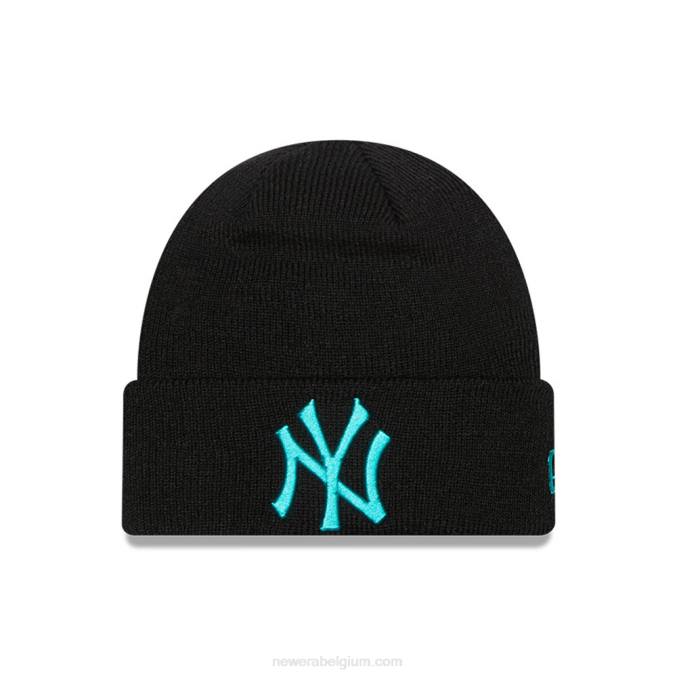 New Era New York Yankees League Essential zwarte muts voor kinderen BT242520