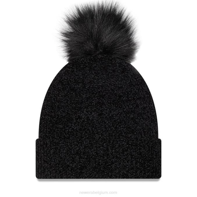 New Era New York Yankees chenille dames zwarte pompon muts BT242501