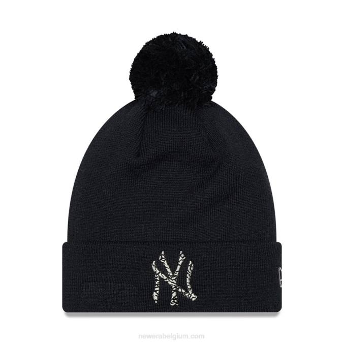 New Era New York Yankees infill marine bobble beanie muts BT242425