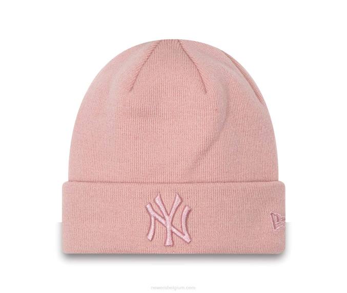 New Era New York Yankees metallic roze muts voor dames BT242341