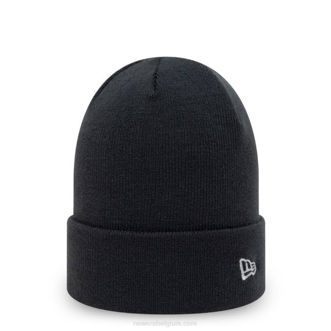 New Era essentiële donkergrijze muts met manchetten BT242513