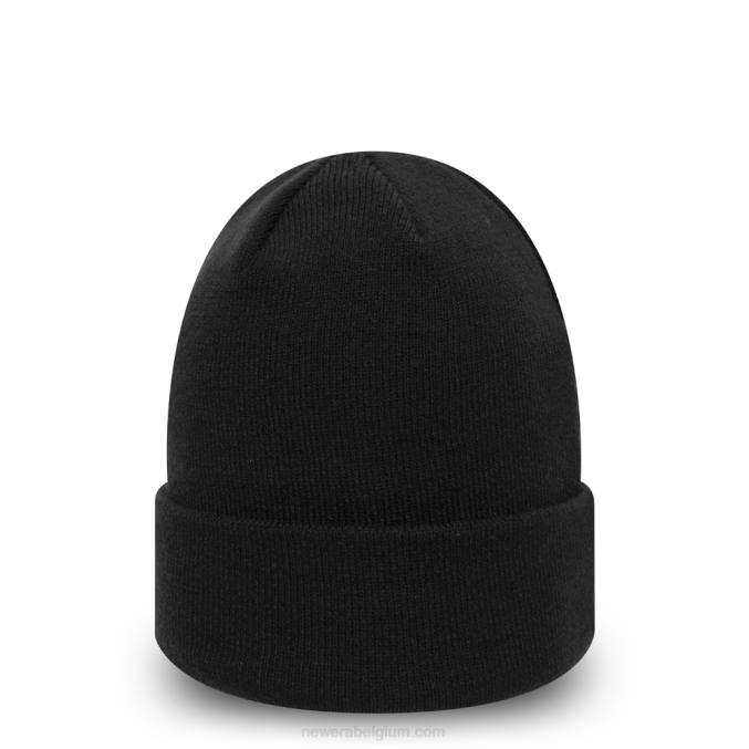New Era la dodgers essentiële zwarte muts met manchetten BT242457