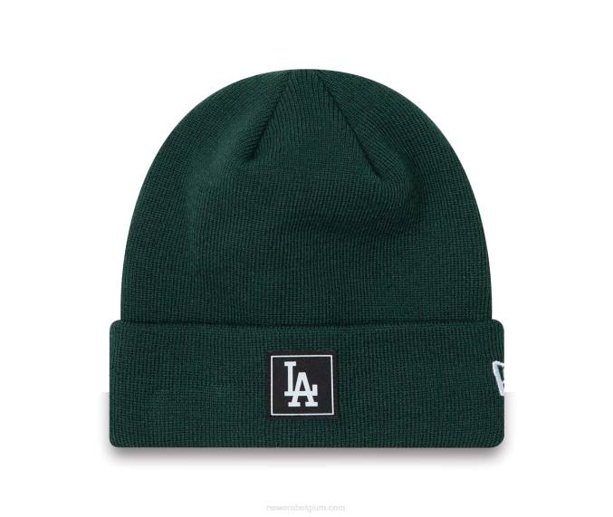New Era la dodgers team cuff donkergroene beanie muts BT242481