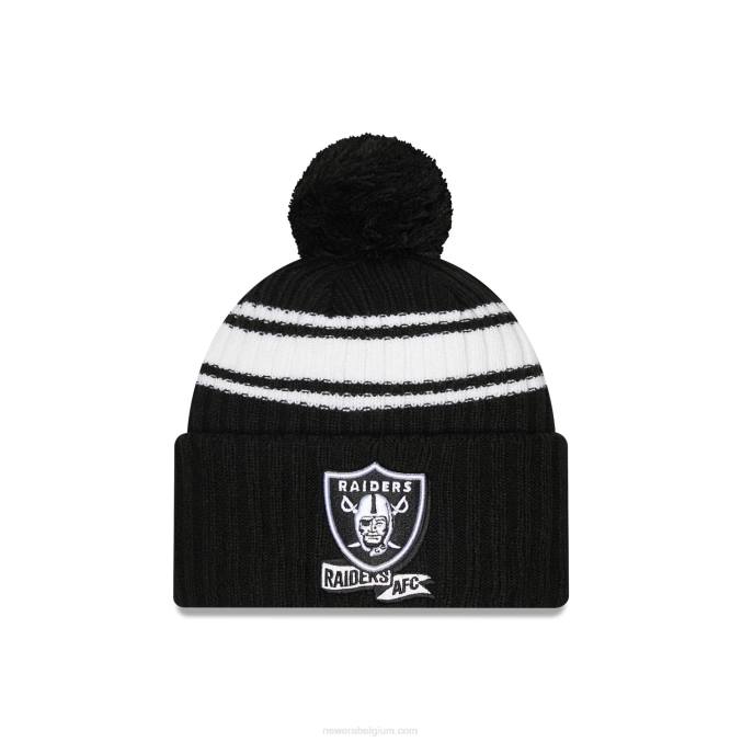New Era las vegas raiders nfl zijlijn zwarte muts BT242462
