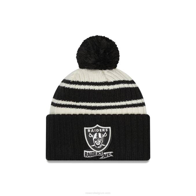 New Era las vegas raiders nfl zijlijn zwarte muts BT242472