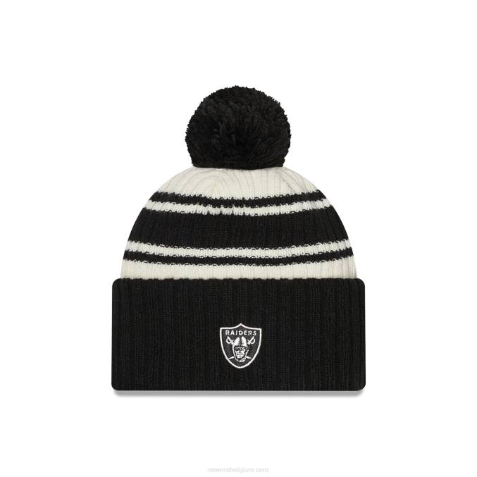 New Era las vegas raiders nfl zijlijn zwarte muts BT242472