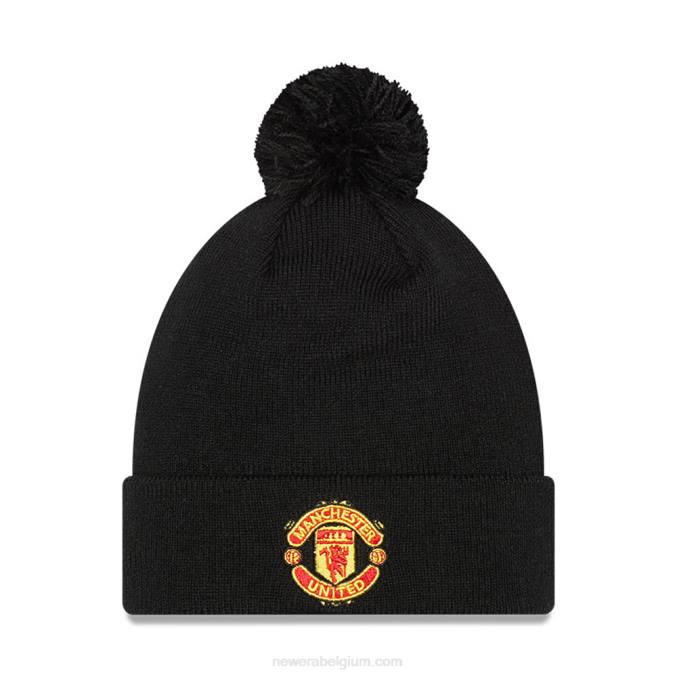 New Era manchester united wordmark zwarte bolle muts BT242556