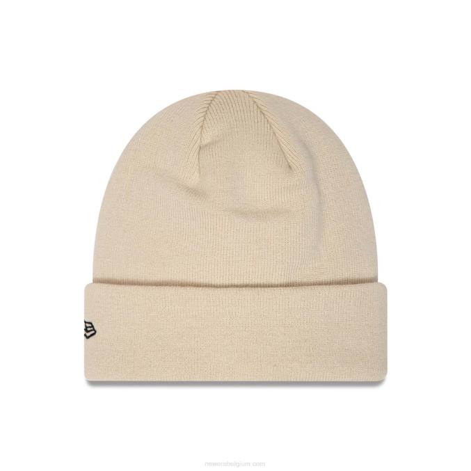 New Era mclaren racing lichtbeige gebreide muts met manchetten BT242439