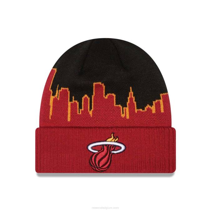 New Era miami heat nba tip off 2022 zwart gebreid BT242362