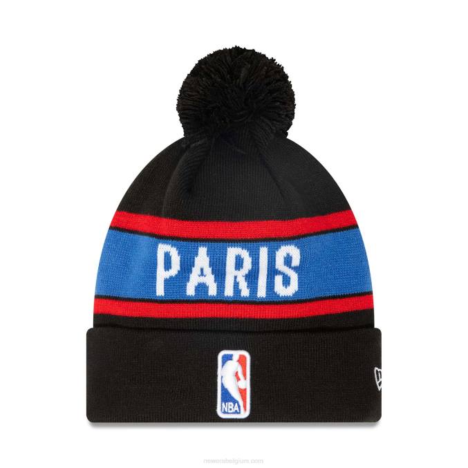 New Era nba paris games zwarte gebreide muts BT242419