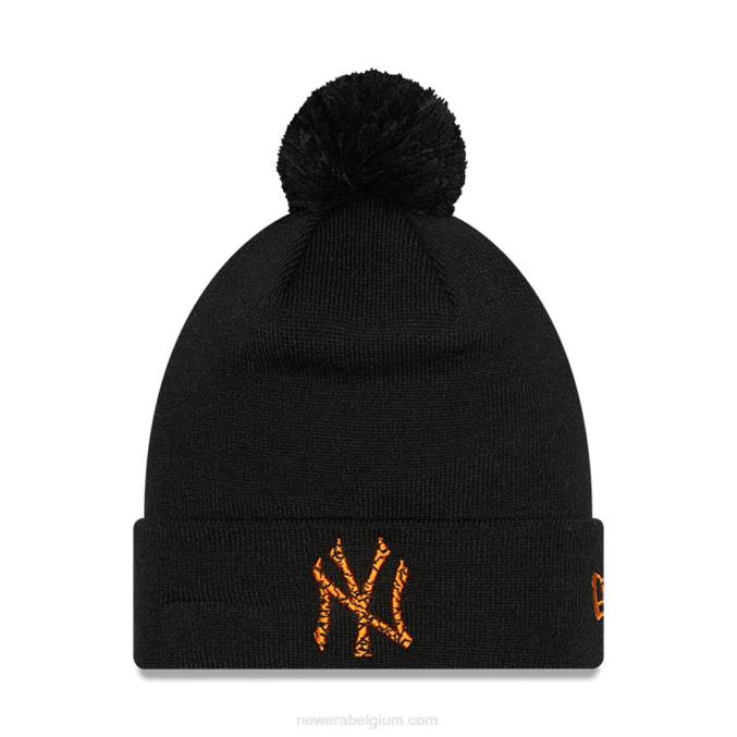 New Era new york yankees infill zwarte pompon muts BT242539