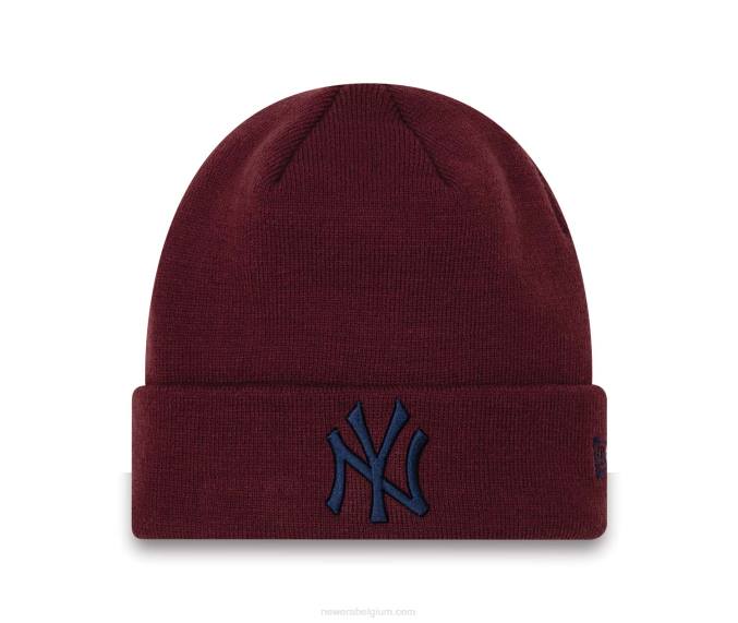 New Era new york yankees league essentials kastanjebruine muts met manchet BT242460