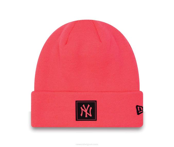 New Era new york yankees neon felroze muts BT242361
