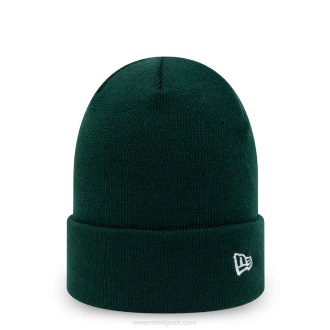 New Era onmisbare donkergroene muts met manchetten BT242416
