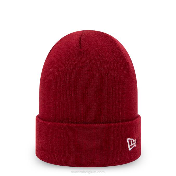 New Era onmisbare kastanjebruine muts met manchet BT242505