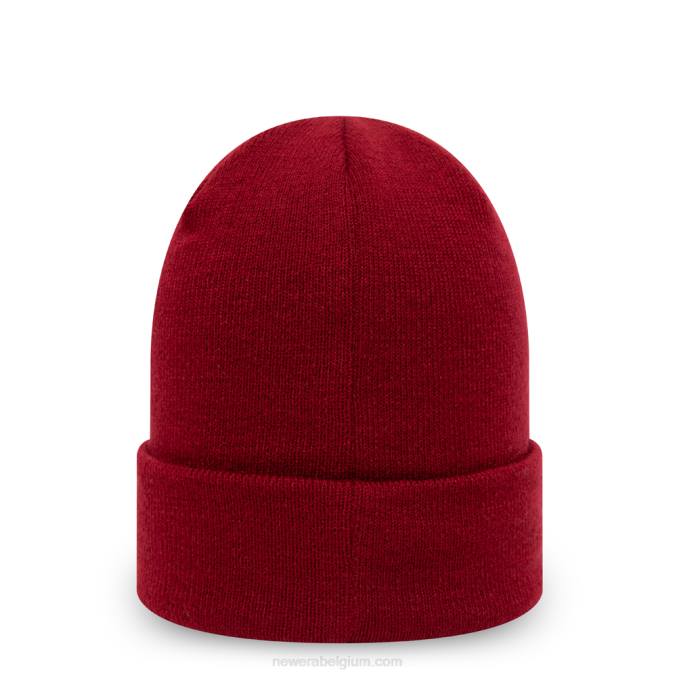 New Era onmisbare kastanjebruine muts met manchet BT242505