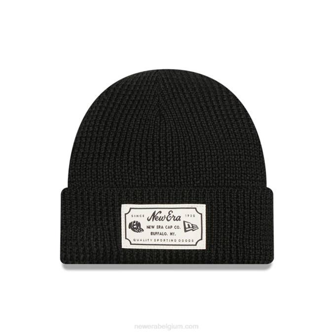 New Era patch zwarte muts voor dames BT242365