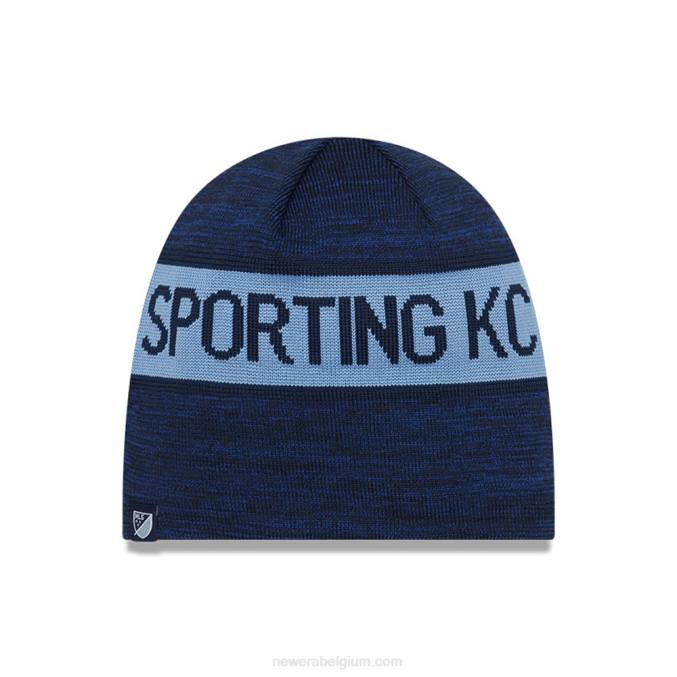 New Era sportieve kansas city mls aftrap blauwe muts BT242549