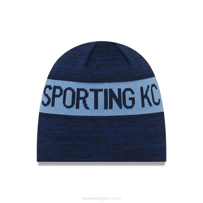 New Era sportieve kansas city mls aftrap blauwe muts BT242549