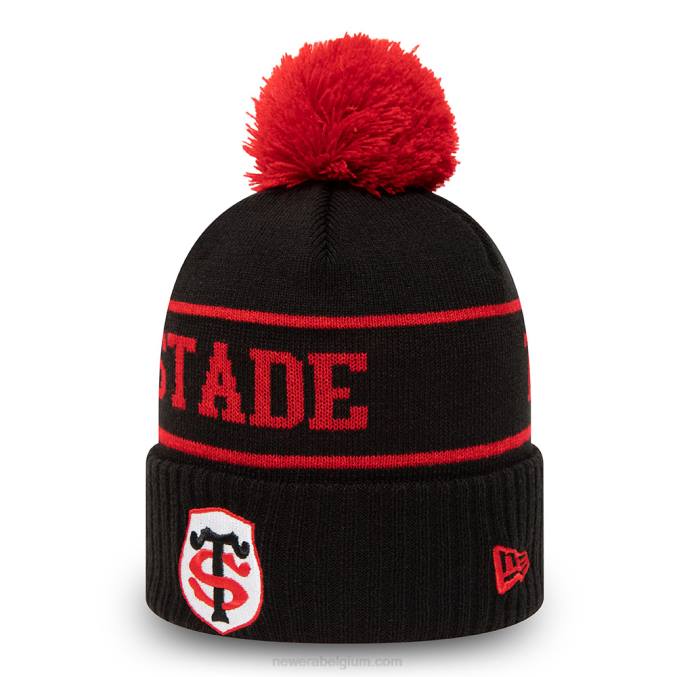New Era stade toulousain team zwarte bolle muts BT242522