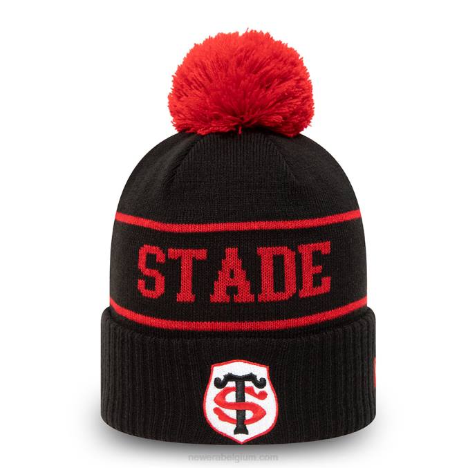 New Era stade toulousain team zwarte bolle muts BT242522
