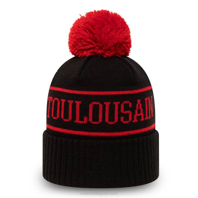 New Era stade toulousain team zwarte bolle muts BT242522