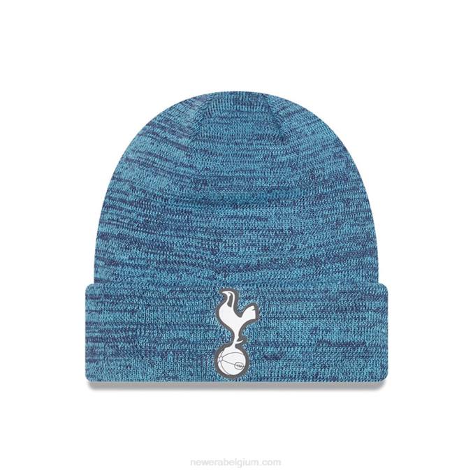 New Era tottenham hotspur reflecterende beanie met blauwe manchetten BT242414