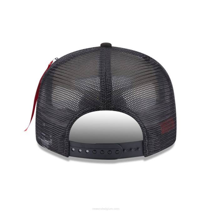 New Era Alpha Industries zwarte 9fifty snapback pet BT241864