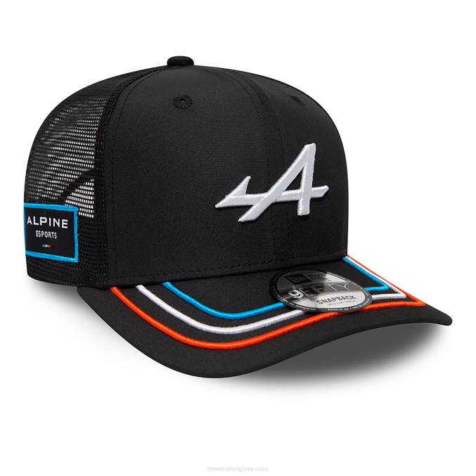 New Era Alpine e Sports zwarte 9fifty snapback pet BT241935