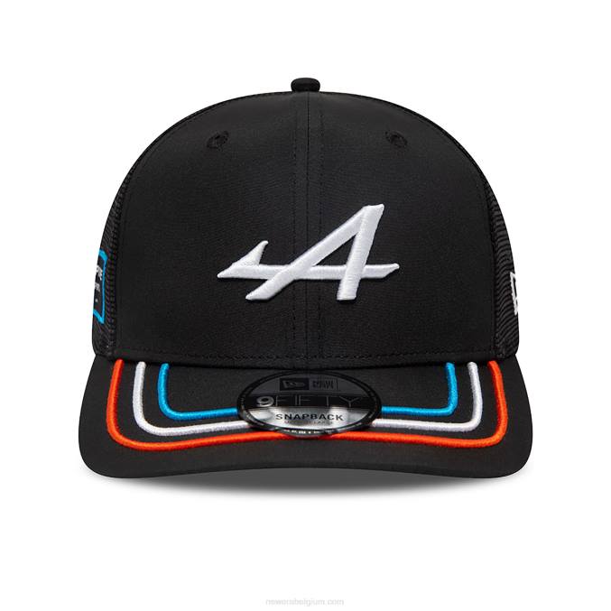 New Era Alpine e Sports zwarte 9fifty snapback pet BT241935
