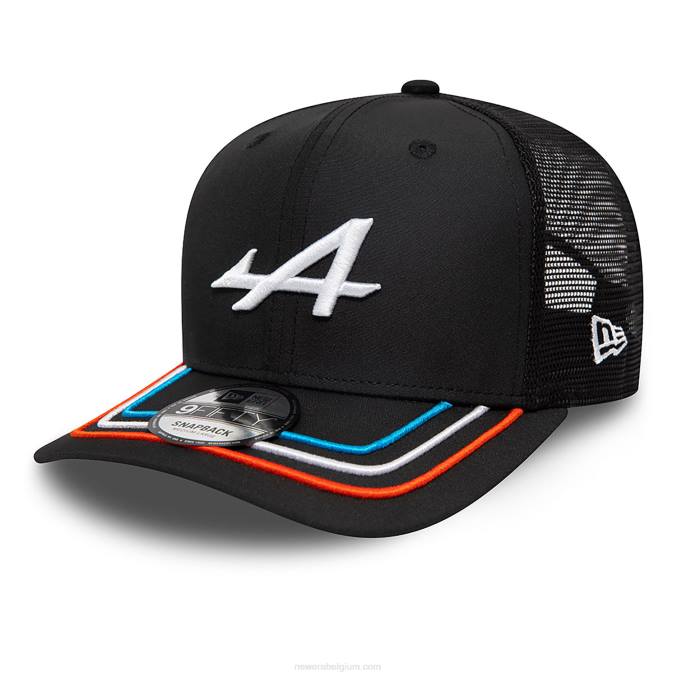 New Era Alpine e Sports zwarte 9fifty snapback pet BT241935