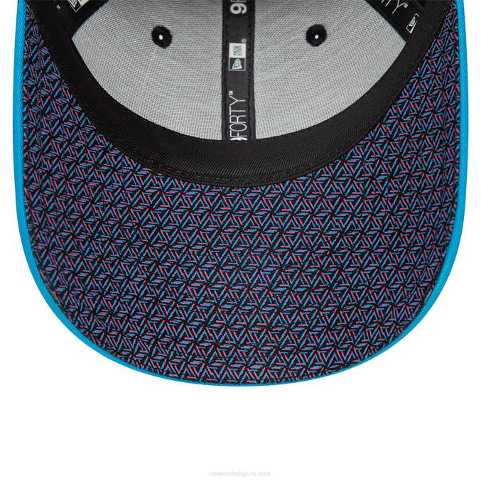 New Era Alpine team zwarte 9forty verstelbare pet BT241744