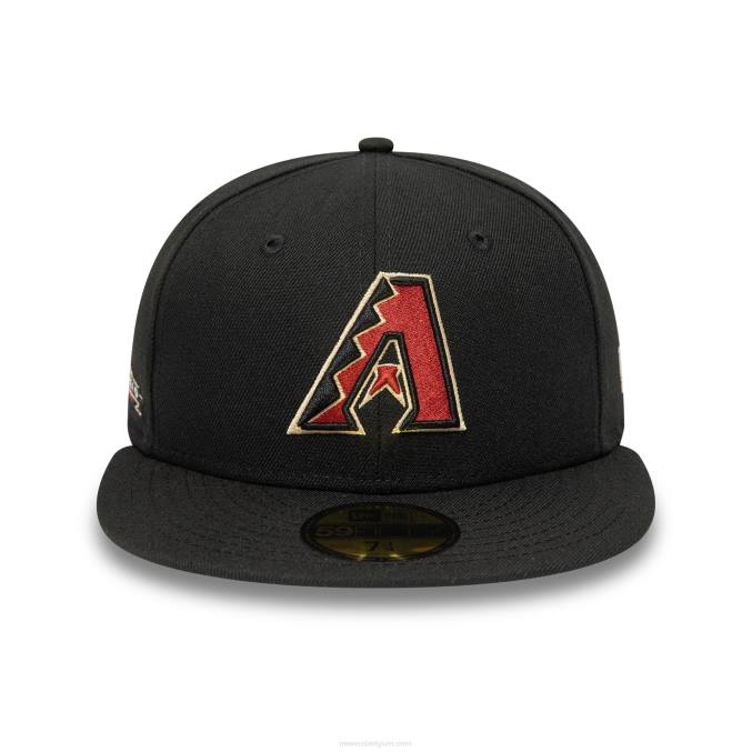 New Era Arizona Diamondbacks National League Stadium zwarte 59fifty getailleerde pet BT24745