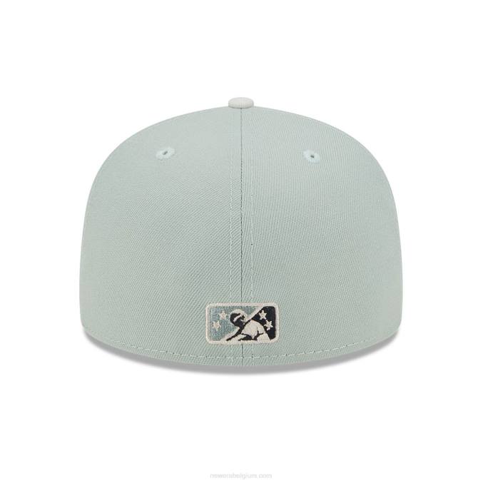 New Era Ashville Tourists geboorteplaats roots green 59fifty getailleerde pet BT24501