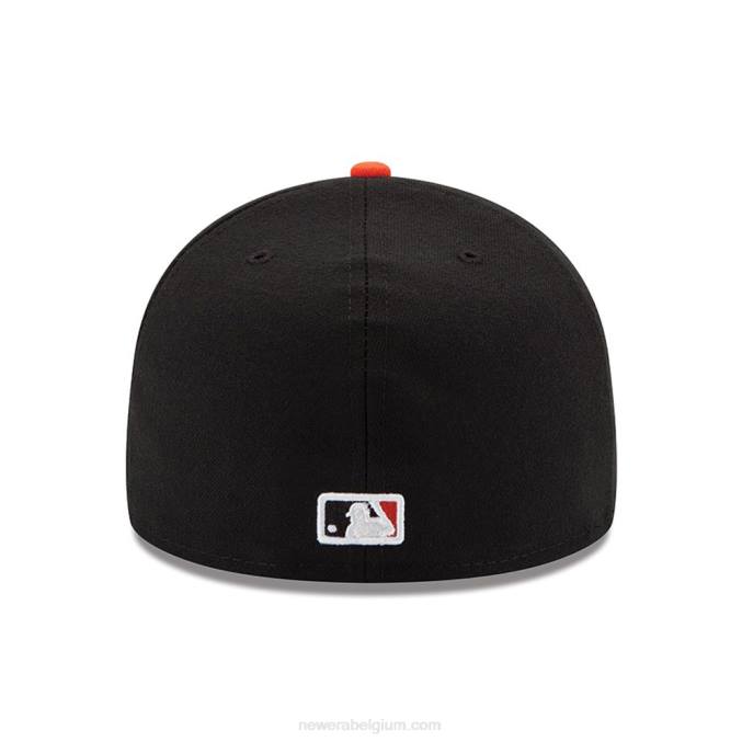 New Era Baltimore orioles authentiek op veld huis 59fifty getailleerde pet BT24434
