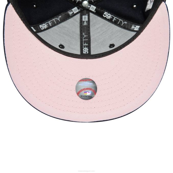 New Era Boston Red Sox American League Stadium Navy 59fifty getailleerde pet BT241286