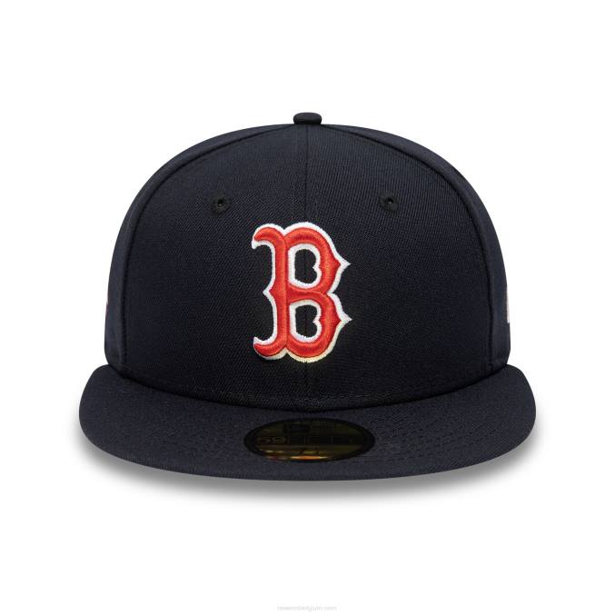 New Era Boston Red Sox American League Stadium Navy 59fifty getailleerde pet BT241286